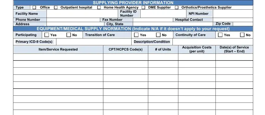 Part no. 2 in completing ky medicaid medical authorization form