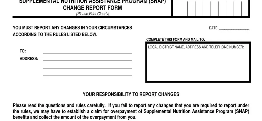 Completing segment 1 in Ldss 3151 Form
