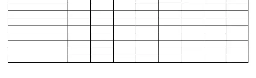 Stage # 3 for completing pdf ledger sheet