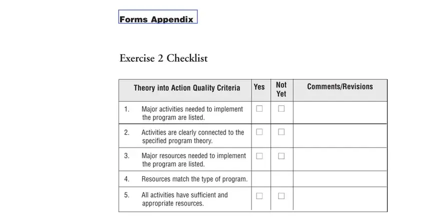 Stage no. 3 in submitting how to create logic model