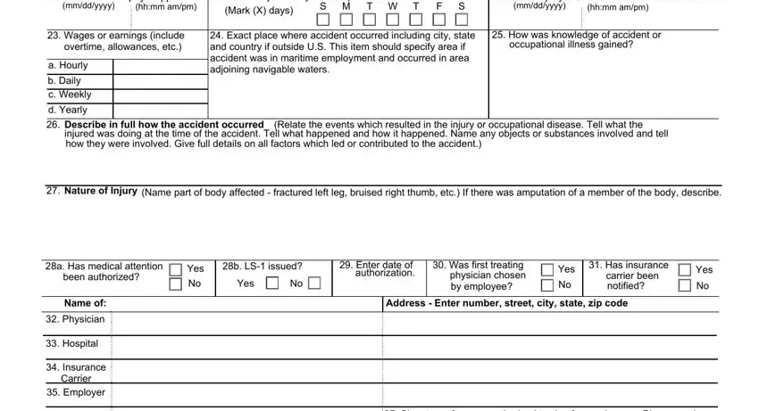 Tips on how to fill in ls 202 portion 2