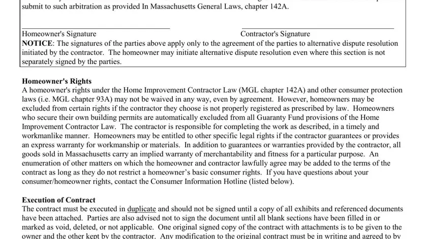 Contractor Arbitration The Home, Contractor Arbitration The Home, and Contractor Arbitration The Home in massachusetts contract contractor