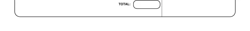 Part number 3 of completing material record form