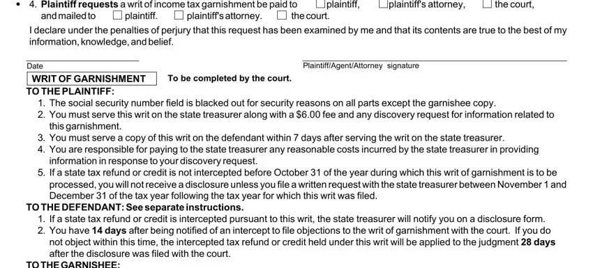 Writing segment 5 in mi writ