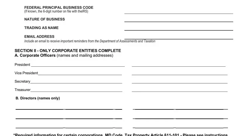 Step no. 2 for completing Md Form 1
