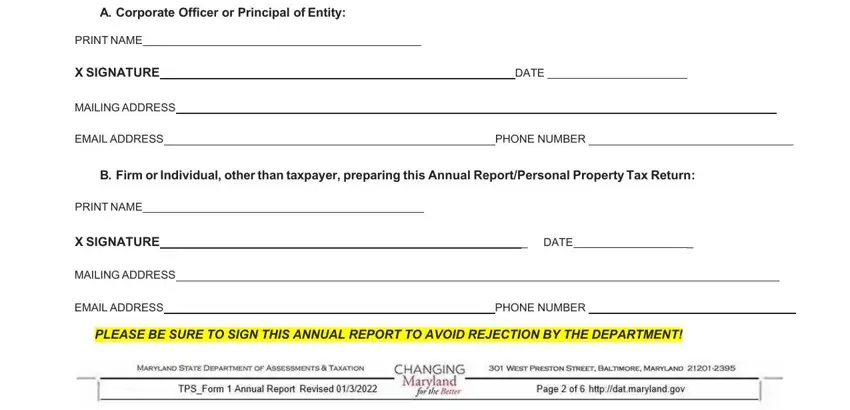 How you can fill out Md Form 1 portion 5