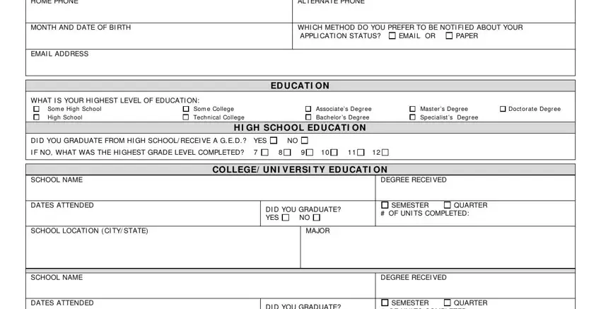 Step no. 2 for filling out mississippi medicaid application