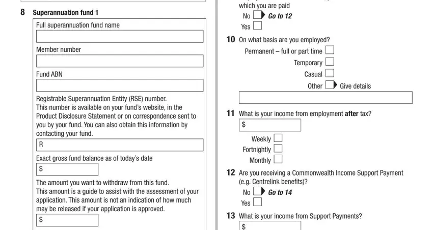 Part number 3 for filling in early release of super