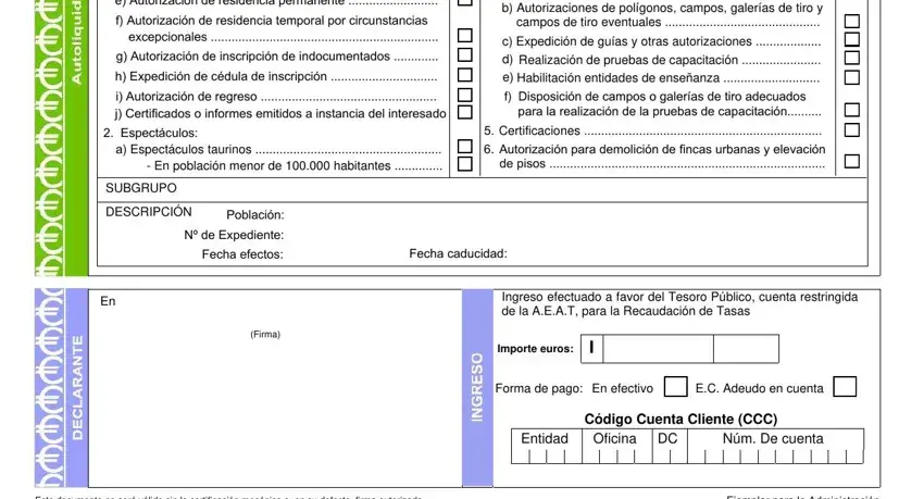 modelo 790 in english completion process outlined (stage 2)