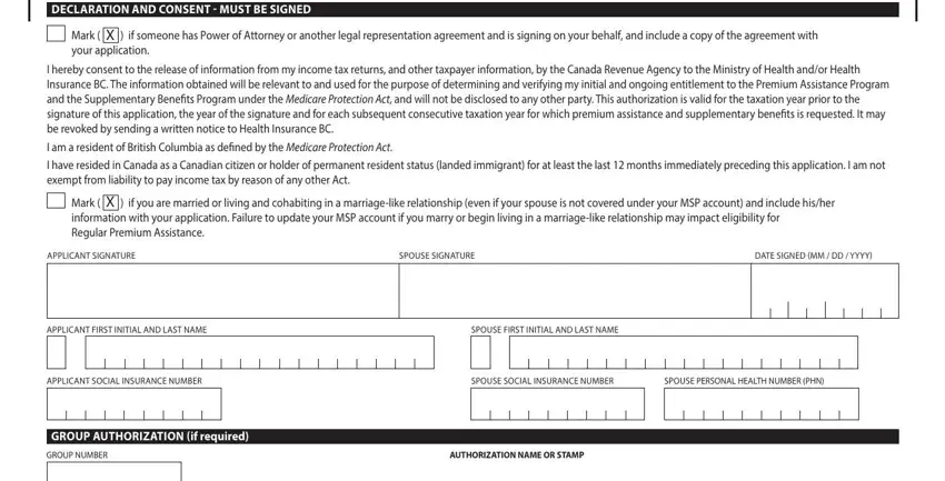 Part no. 3 in filling in msp subsidy form