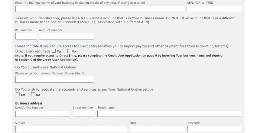 Nab Connect Application Form ≡ Fill Out Printable PDF