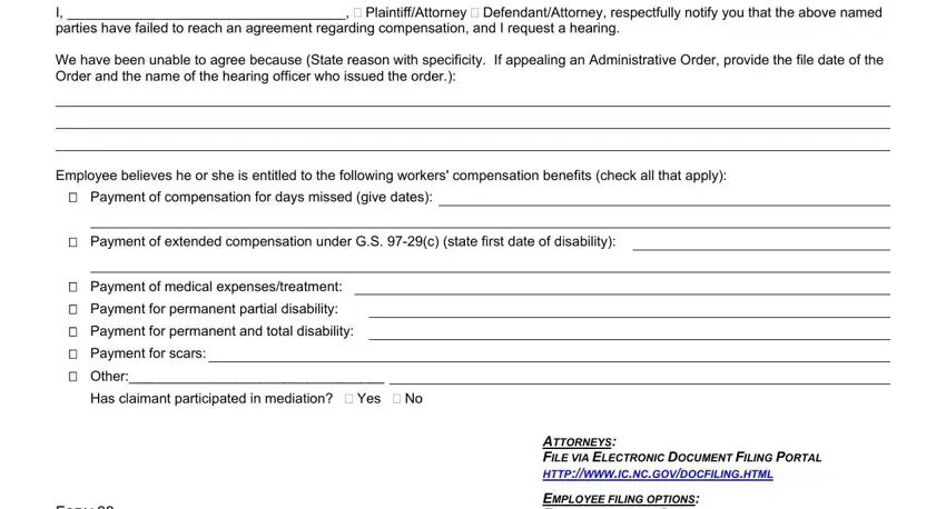 Ways to fill out Nc Form 33 stage 2