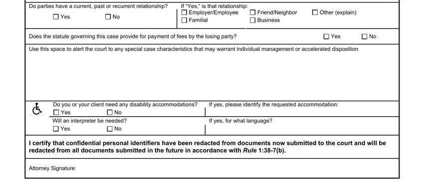 Simple tips to fill out nj complaint file portion 2