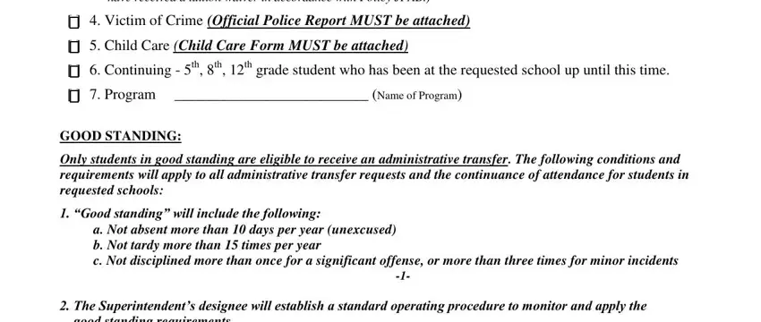 Step number 2 of submitting Nnps Transfer Application Form
