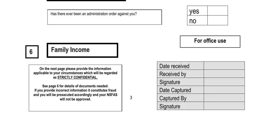 Completing part 4 of nsfas application forms