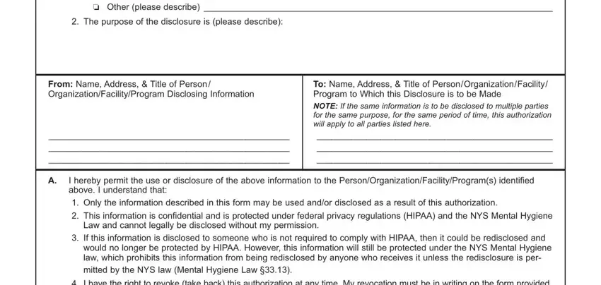 The way to fill in omh forms stage 2