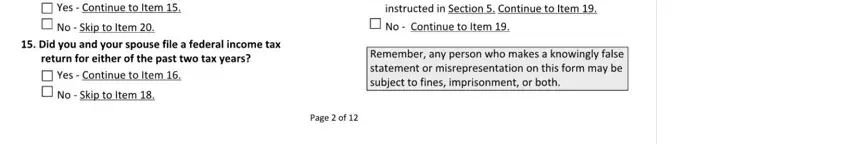 Step no. 5 for completing 2018 omb no 1845 0102 fillable