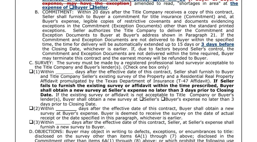 Guidelines on how to prepare contract trec part 5
