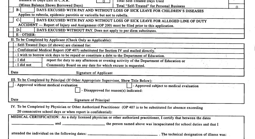 Best ways to fill out op 198 part 2