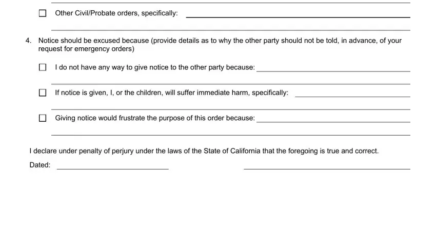 Filling in part 4 in california parte ventura county