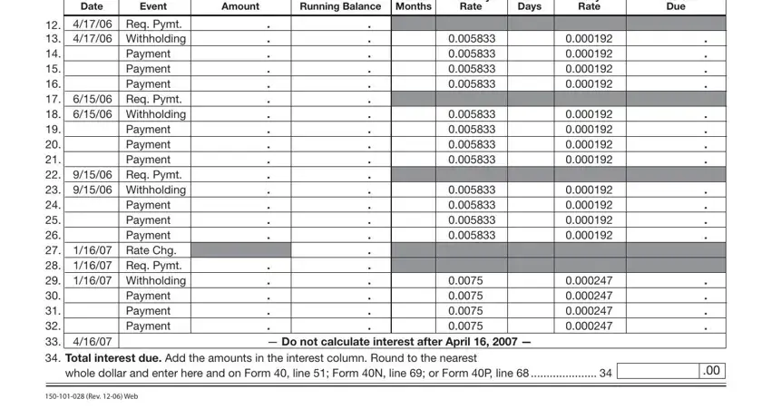 Oregon Form 10 writing process explained (portion 2)