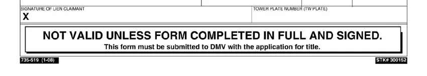 Learn how to complete certificate of possessory lien foreclosure portion 4