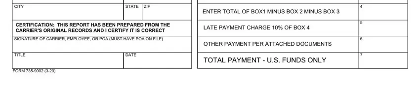 Part number 3 of filling out Oregon Monthly Mileage Tax Form
