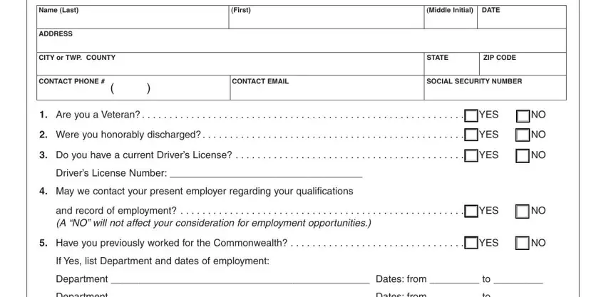 Step no. 1 in completing expunged