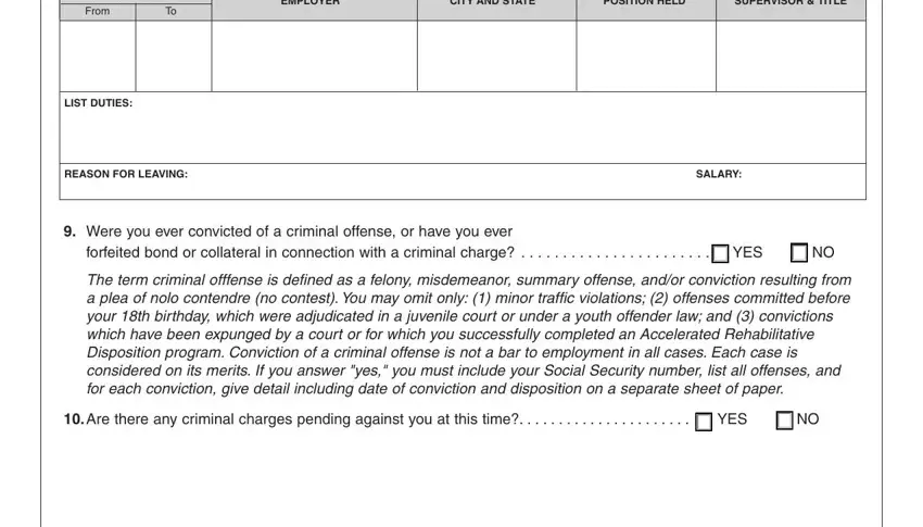 Guidelines on how to complete expunged stage 4