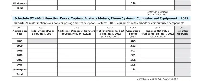 Filling out segment 5 in Pa 003 Form
