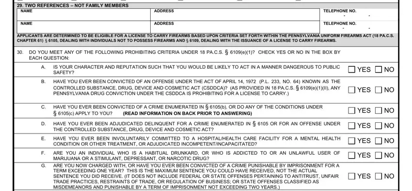 A way to fill out Pa 990 Spring Garden Form portion 2