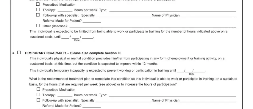 Find out how to fill in pennsylvania 635 medical assessment form portion 5