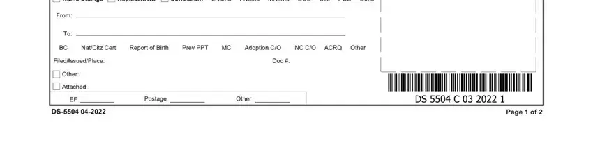 DS  C, DS  C, and DS  C inside Passport Form Ds 5504