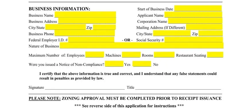 Part # 1 of filling in EXEMPTION