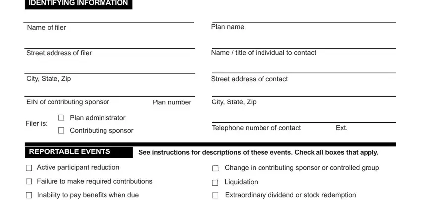How to prepare form event reportable part 1