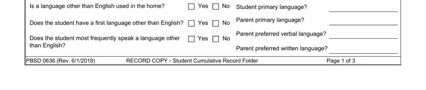 A way to prepare palm student registration portion 3