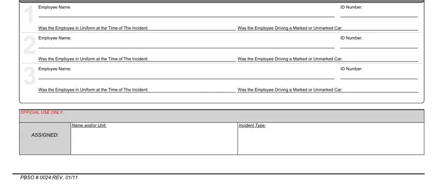 The best ways to fill out pbso employee printable step 2