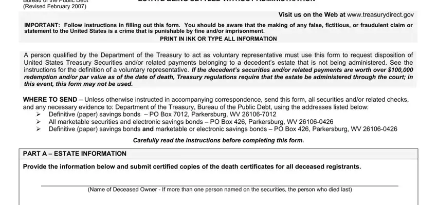 Ways to fill in form pdf 5336 part 1