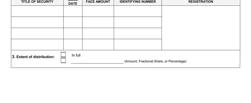 Step # 2 for submitting CUSIP