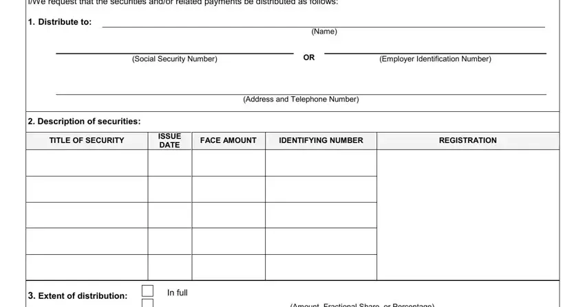 Name, FACE AMOUNT, and Extent of distribution inside CUSIP