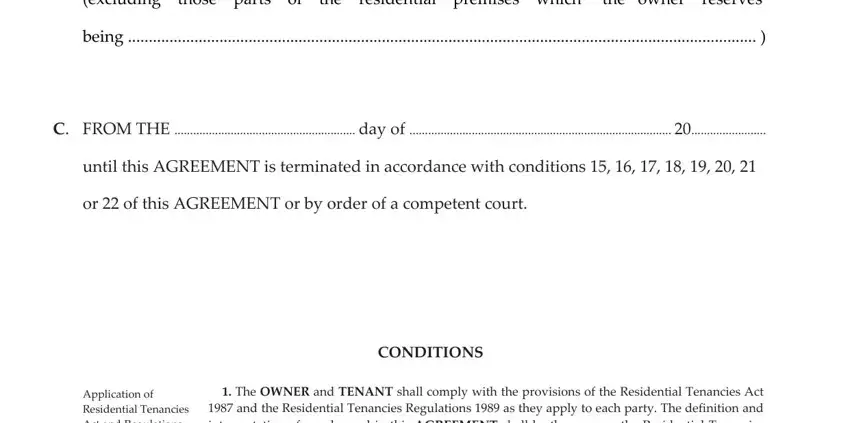 Step number 2 for submitting periodic tenancy agreement