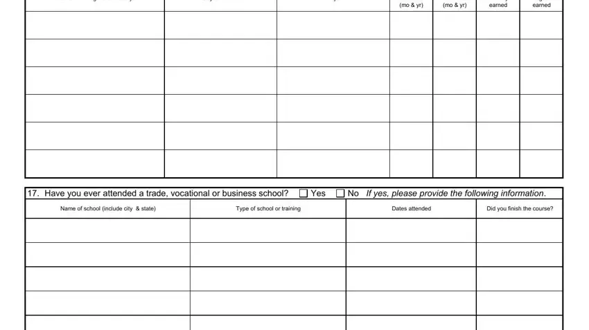 The right way to fill out personal dieg history form stage 4