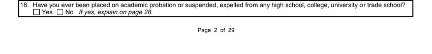 Step number 5 for submitting personal dieg history form