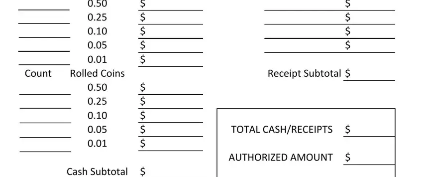Best ways to prepare petty reconciliation sample form step 2