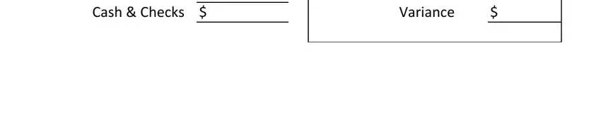 Variance, Variance, and Variance in petty reconciliation sample form