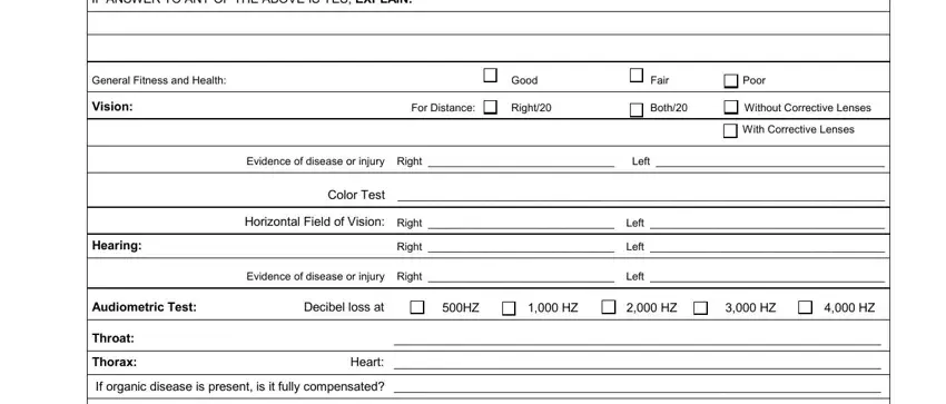 General Fitness and Health, Both, and Poor inside power of attorney affidavit