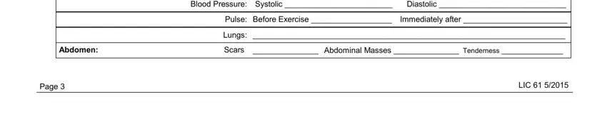 Filling out segment 3 in power of attorney affidavit