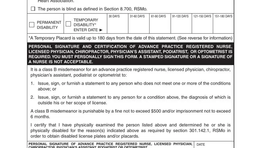 Part no. 2 of completing missouri form 1776