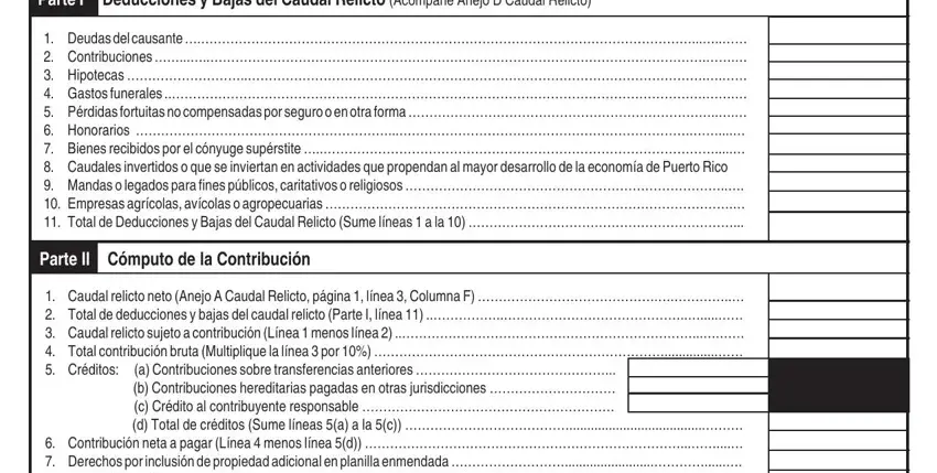 relicto planilla writing process described (portion 4)