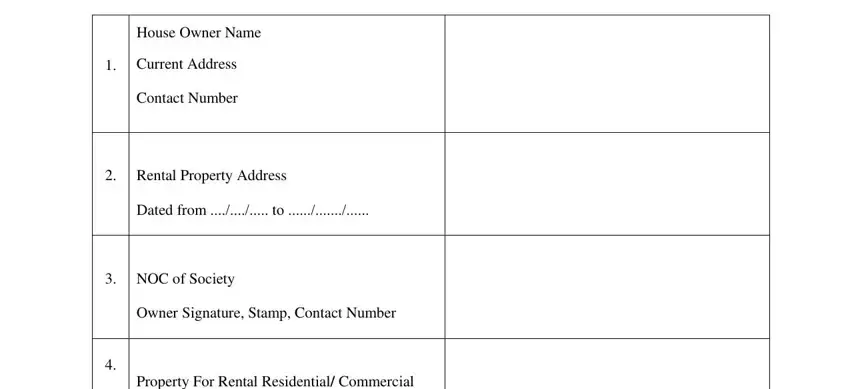 Police Verification For Rent PDF Form - FormsPal